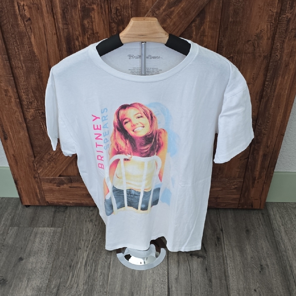Spears White Graphic T-Shirt